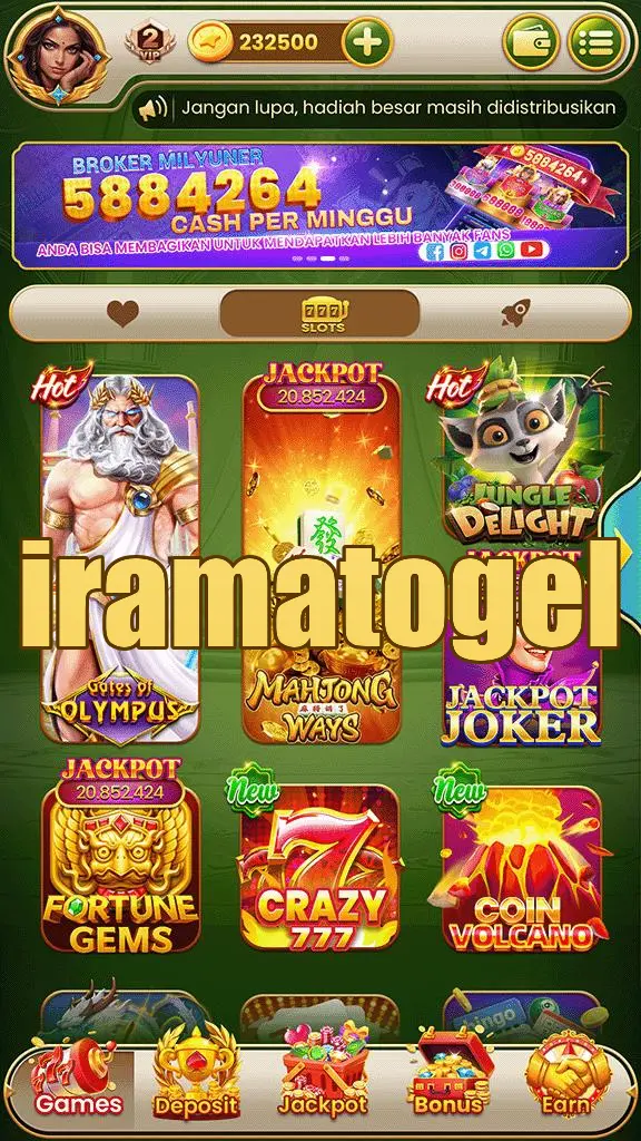 iramatogel Masuk